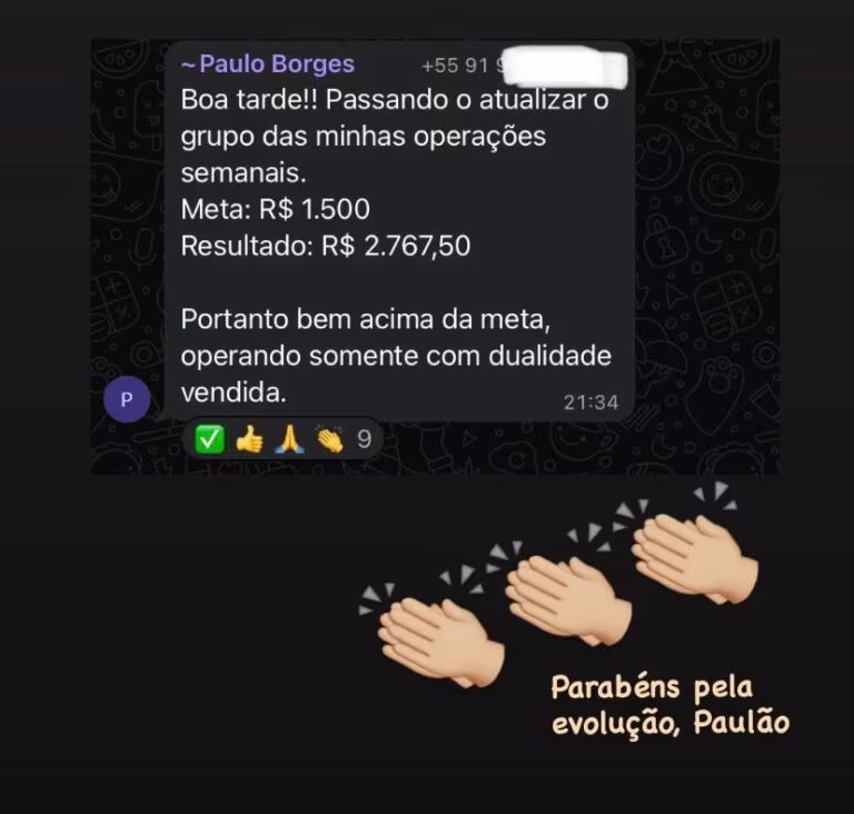 Print de resultado — Paulo